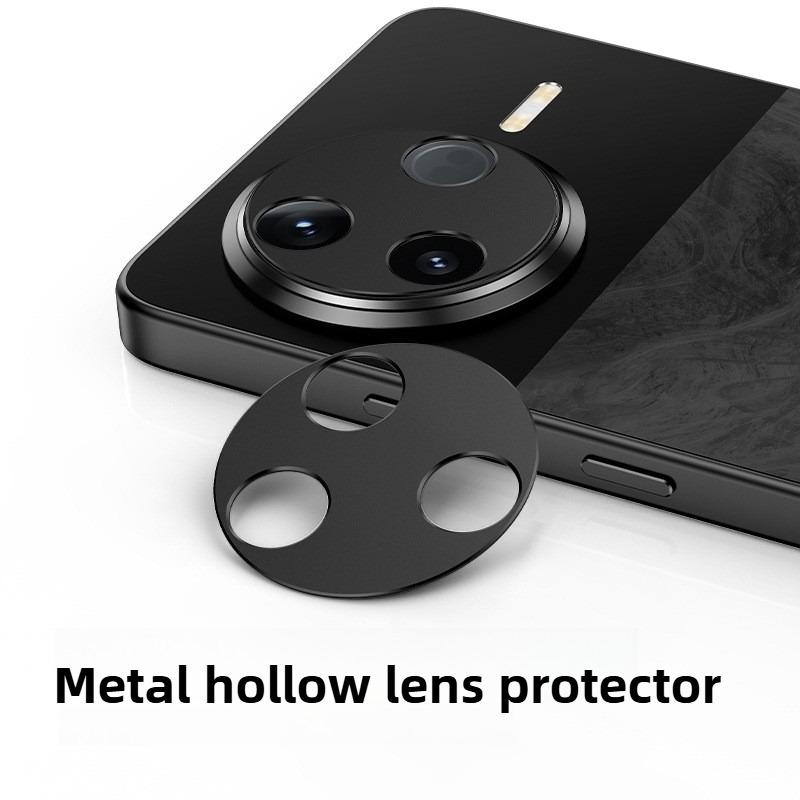 KALEBOL KLB-LPC005 For Xiaomi Poco F7 Pro 5G Hollow Lens Protector Aluminum Alloy Phone Camera Bezel Cover