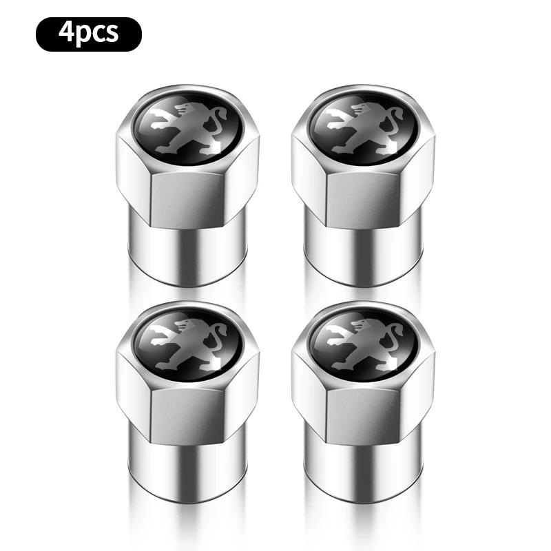 New Metal Hexagonal Car Wheel Tire Valve Ventil Caps For Peugeot 206 207 307 3008 2008 308 407 408 508 301 208 Car Accessories