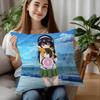 GIRLS Und PANZER Classic Pillow Case Sofa Decorative Home Double-sided Printing Short Plush Cushion Pillow Cover Holiday Gift