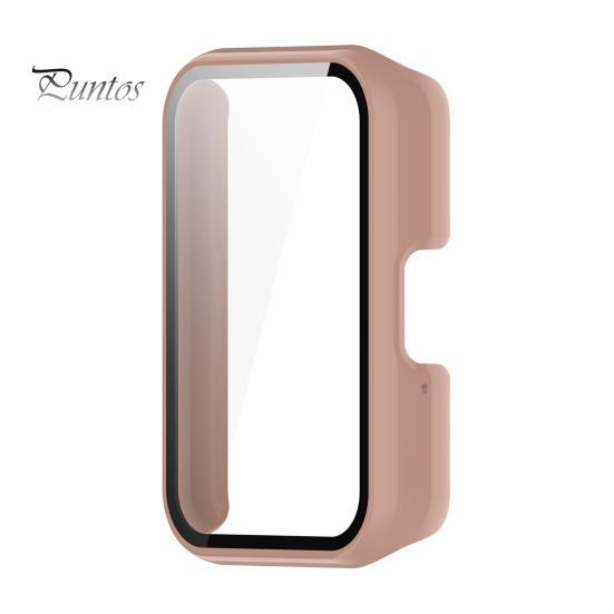 

Защитная пленка для экрана смарт-часов из закаленного стекла Ультратонкая противоударная ударопрочная защитная пленка для часов с полным покрытием для SamsungGalaxy Fit3 Glossy Surface розовый