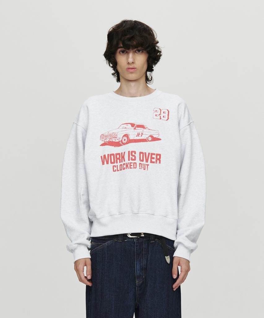 Hoite Het Closed Out Car Sweatshirt (M/Grey)