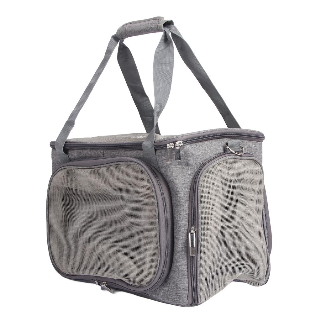 Geantă de transport pentru animale de companie Pliabilă, extensibilă, respirabilă, confortabilă, cu spațiu mare, purtător de călătorie portabil pentru animale de companie