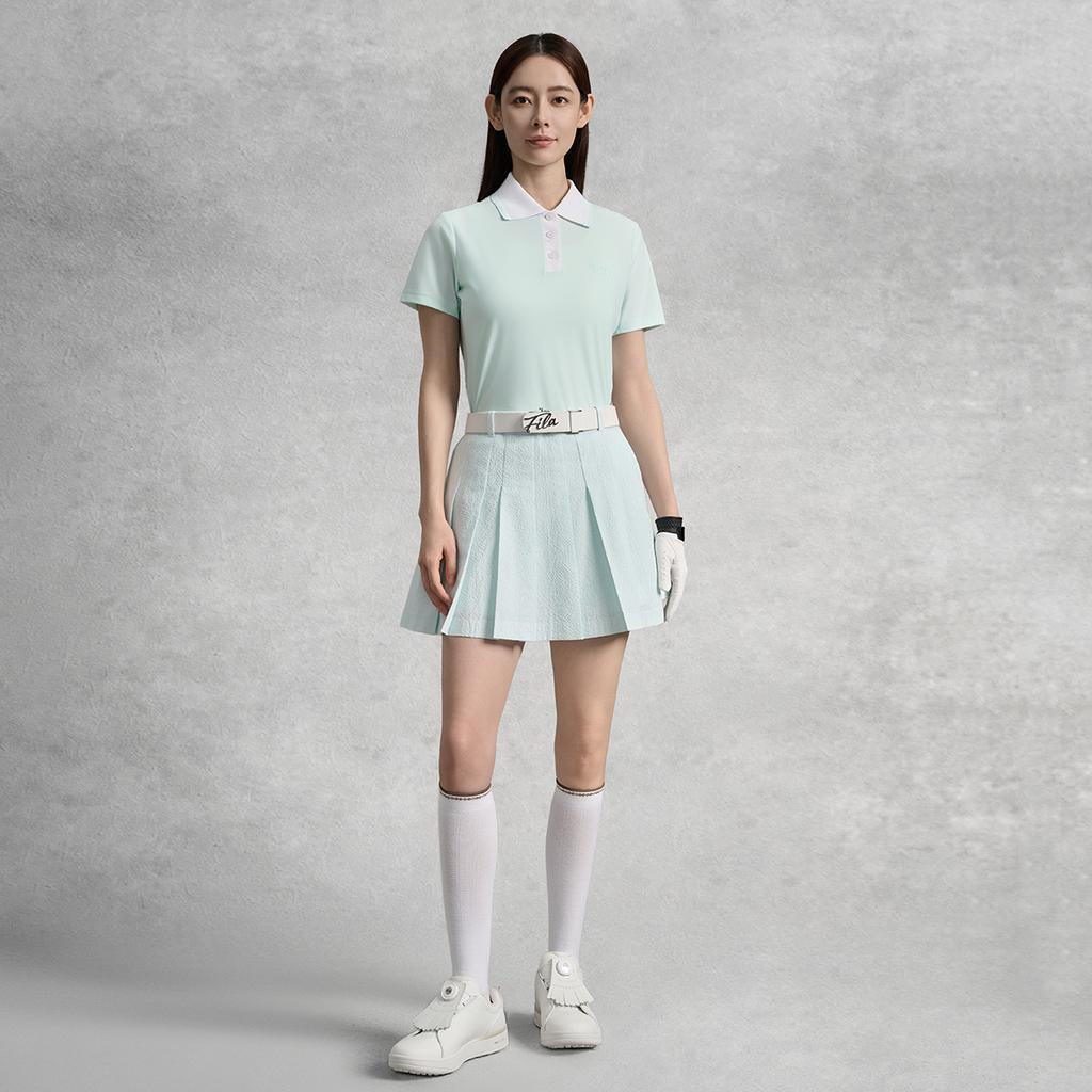 FILA Classic Versatile Comfortable Short Sleeve Polo Shirt Women tops A11W535110F-LB