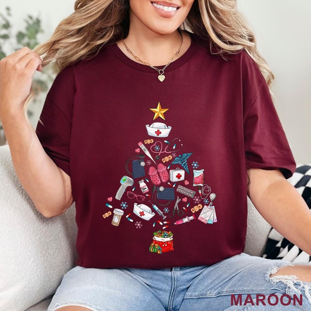 

Healthcare Worker Christmas Shirt, Festive Nurse Holiday Tee, Christmas, 203780 M