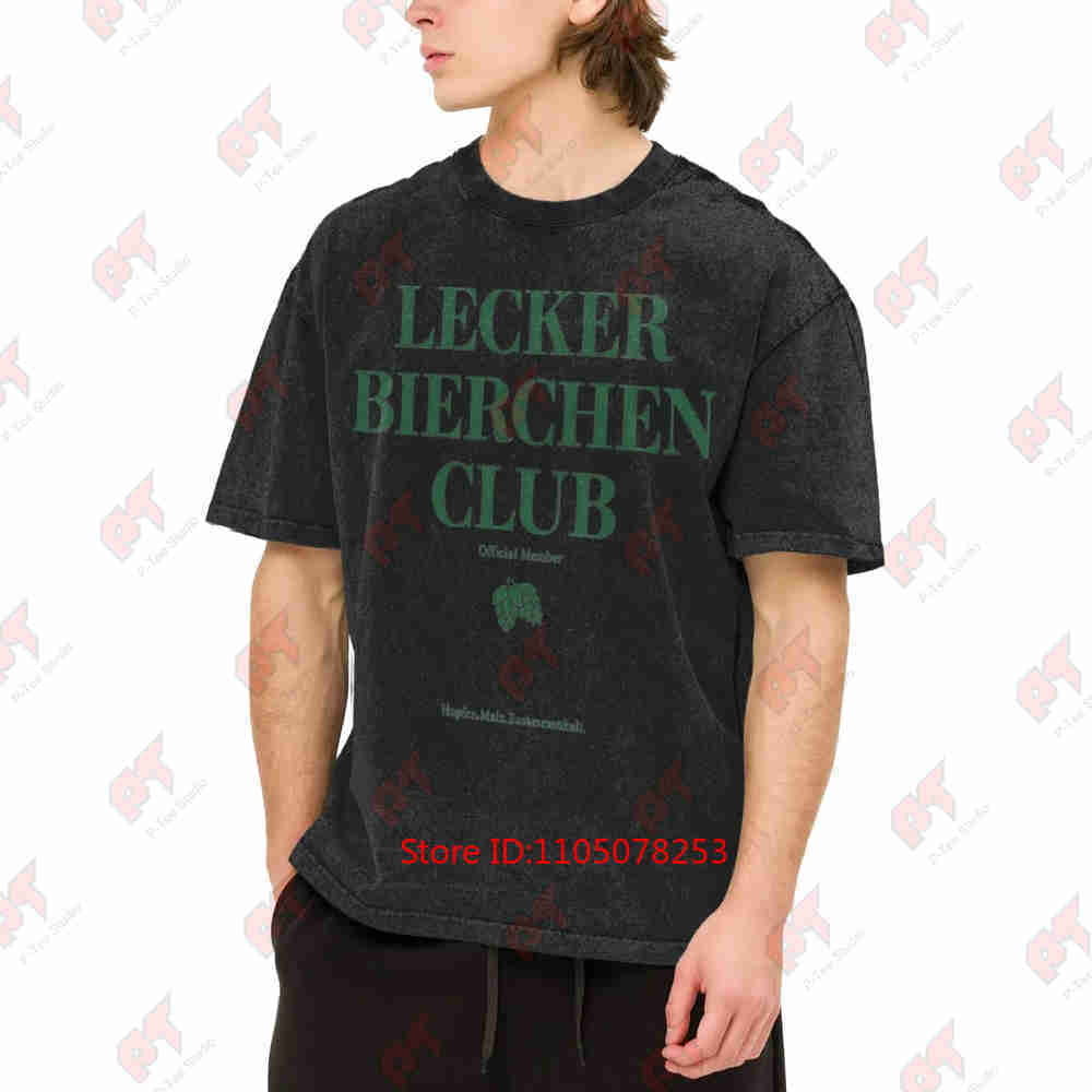 Tasty Beer Club Member Mallorca Vintage Washed Tee Pure Cotton T-Shirt