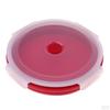Lid, Silicone Folding Storage Container for Camping Picnic, Microwave & Freezer