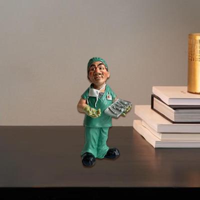 Human Crafts Ornament Resin Figure Statue Birthday Gift Modern Collectible Home Worker Figurine
