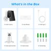 1080P WiFi Camera Solar Outdoor Wireless Battery Powered Bullet Security Camera PIR Motion Alarm Cloud Storage Two Way Audio