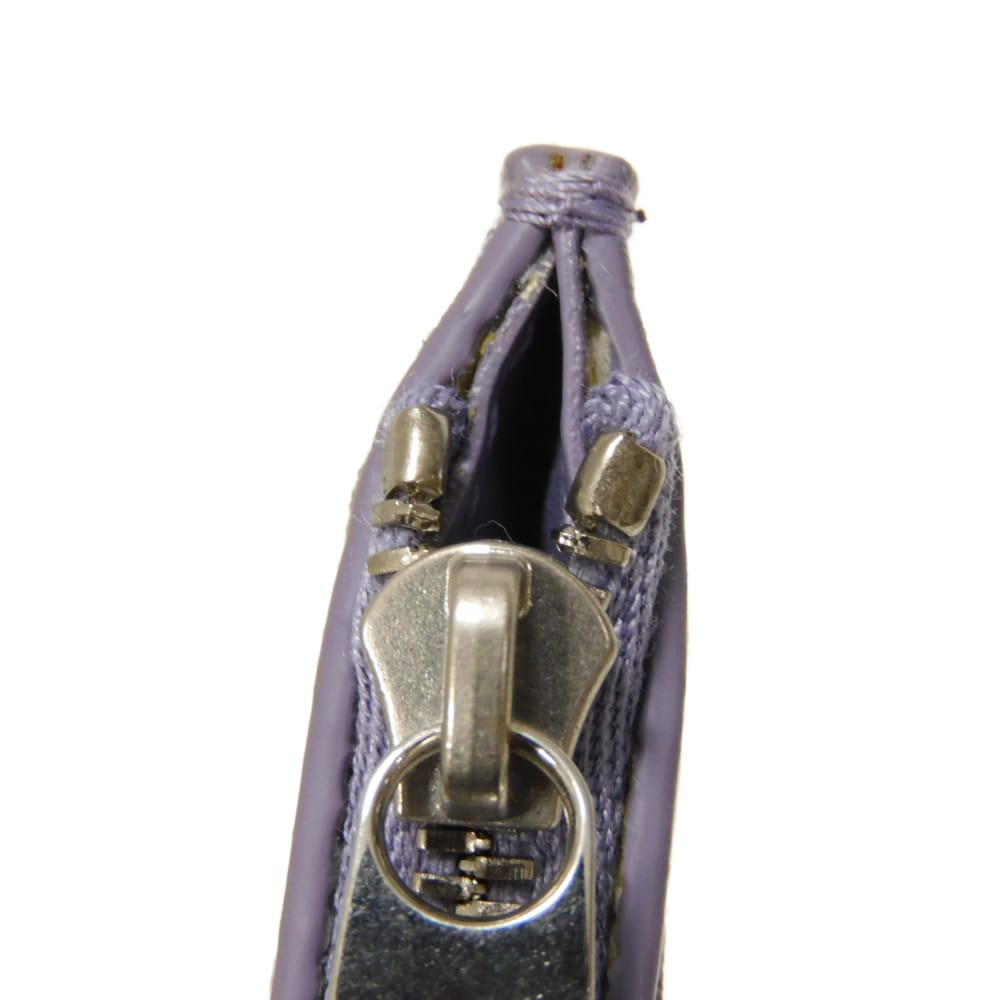 Used 11897 coin key holder 609315 7943 pastel purple RFID IC maxi intrecciato lavender unisex from Japan AUTHENTIC