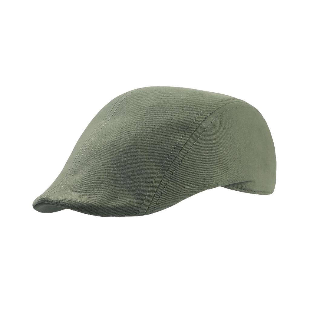 Atlantis Swing Brushed Cotton Flat Cap