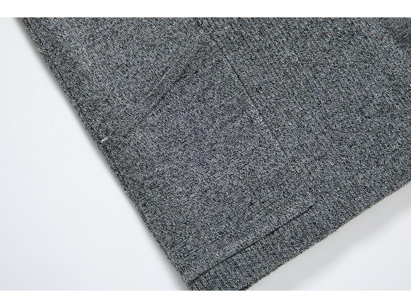 Pardesiu de lungime medie slim fit în stil coreean pentru bărbați - Jachetă cardigan de toamnă, Tricotaje mărime plus