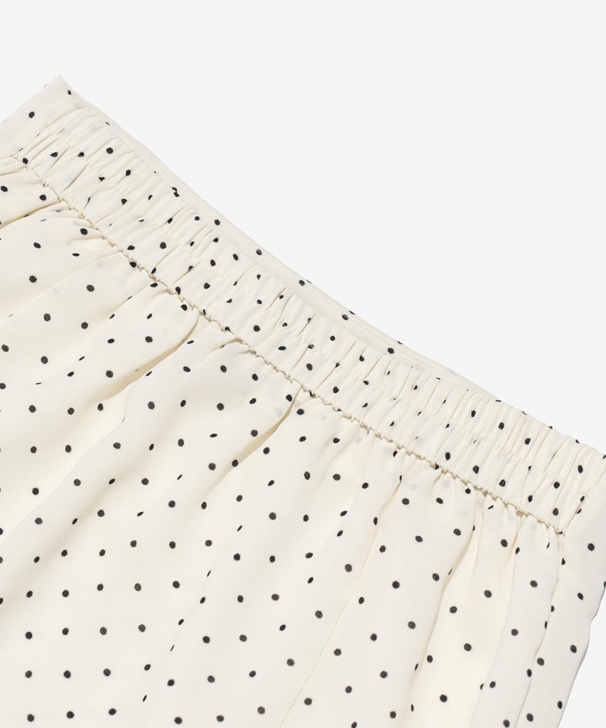 CARGOBROS FOR WOMAN Dot Satin Midi Skirt (Ivory)