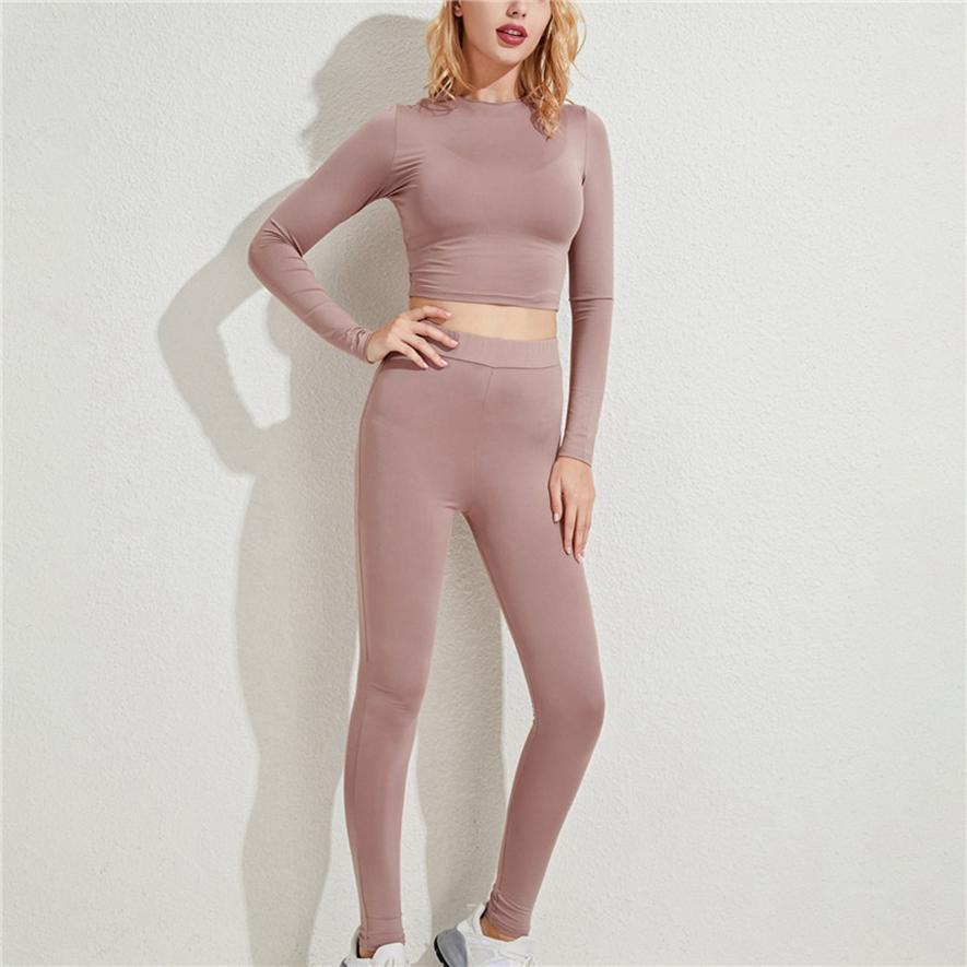 ladies casual european and american face print sweater suit