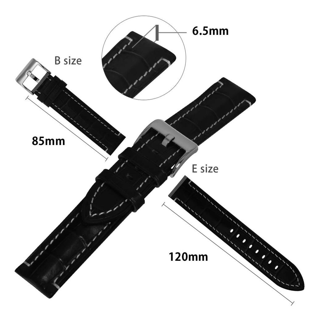 CASSIS DUSSELDORF 22mm Navy Blue Calfskin Embossed Watch Water Includes Replacement U1109480061022 Strap, Resistant, Tool,