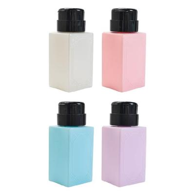 Leak Proof Dispenser Bottles With Pump Professional Nail Technician Easy To Use Push Bottle 220ml