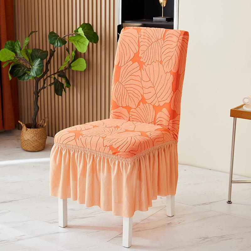 Elastic Household Chair Cover with Backrest Integrated Thickened Lamb Ferret Chair Cover Modern Simple Versatile Dining Chair Cover