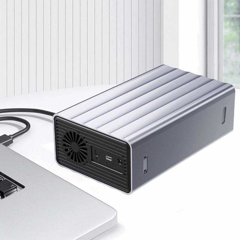 56TB Hochkapazitäts Festplatten-Kopierstation für HDDs Für 2,5-Zoll 3,5-Zoll Laufwerke und TypC 3.1 5Gbps Verbindung