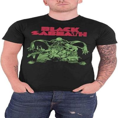 Black Sabbath Mens T Shirt Black Bloody Sabbath Cutout Official