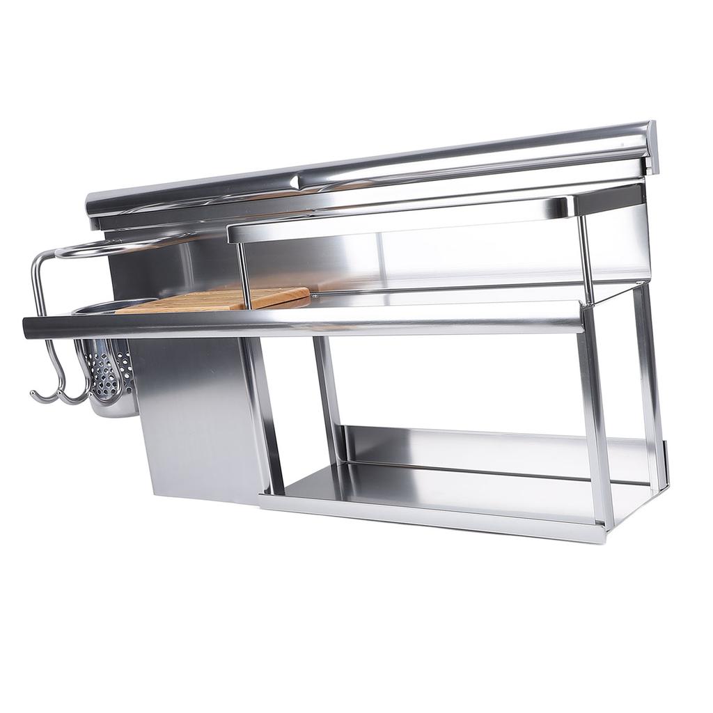 Wall Mounted Kitchen Organizer Rack Aluminium Alloy Hanging Blade Holder Tool Storage Racks for
