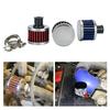 Universal 12mm Car Air Filter for Motorcycle Cold Air Intake High Flow Crankcase Vent Cover Mini Breather Filters Moto Parts