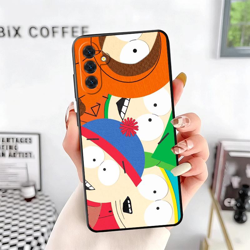 Cartoon S-South P-Parkes Soft Phone Case for Samsung A17 A37 A57 A16 A26 A36 A56 A15 A25 A35 A55 A14 A24 A34 A54 A13 A23 A33 A53