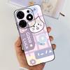 For Tecno Spark 10 Pro Spark 10C Case  Spark 9 Pro Spark 8c spark 7 Back Cover Bumper Clear Soft TPU Silicone Cute Cat Cartoon