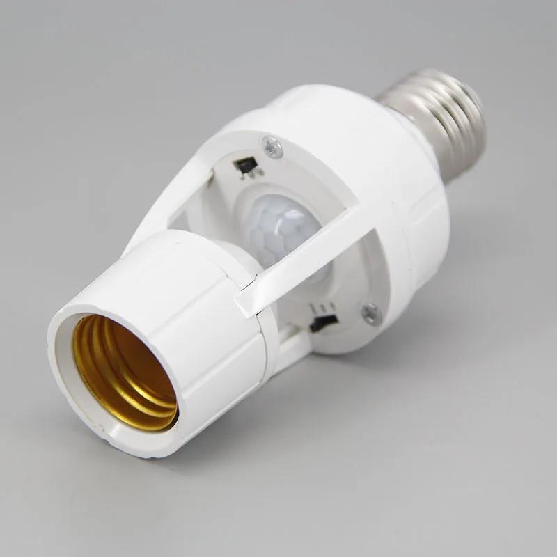

JOYINLED E27 Screw Socket White Human Body Sensor Suitable for Household Lamp Base Courtyard Corridor and Living Room. E27