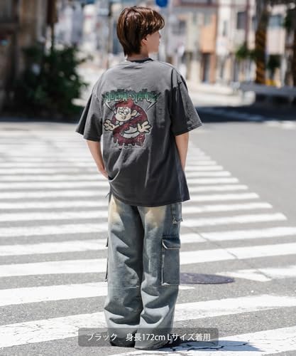 IMPROMES Casual SIDEWAYSTANCE Thunder No Way Pigment Short Sleeve T-Shirt, Men's, Red