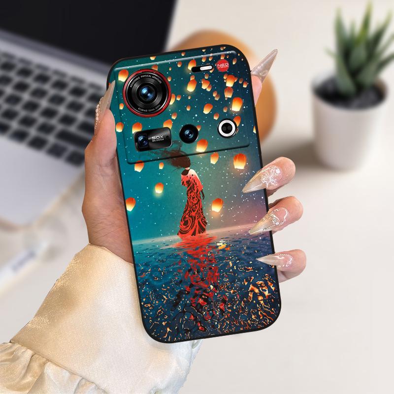Handyhülle für ZTE nubia Z70 Ultra Hüllen NX733J Cartoon Weiche TPU Silikon Hülle für Nubia Z 70 Ultra 5G Schutzhülle Bumper