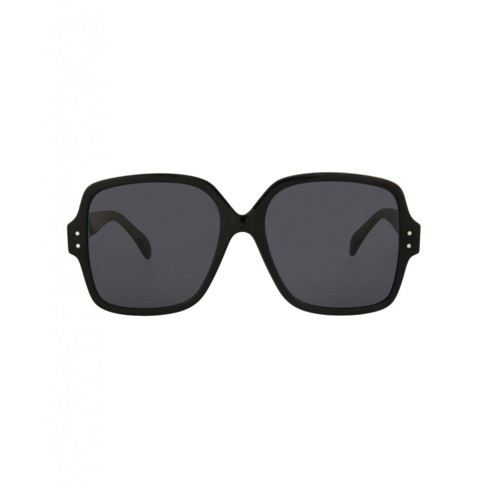

Alaia Square Frame Acetate Sunglasses black black grey