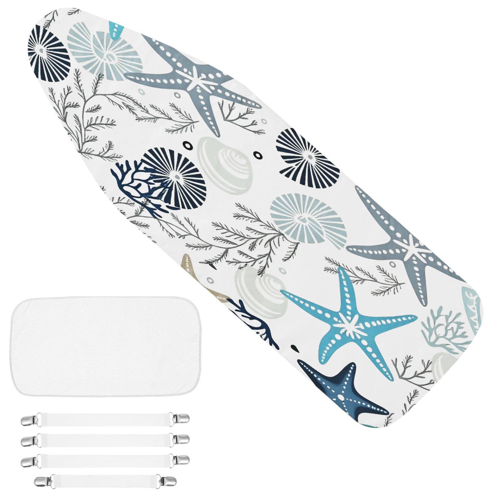 Ironing Board Cover 54 inch Scorch Resistant Ironing Board Protective Cover with Elastic Edges Thick Polyester Easy to Install