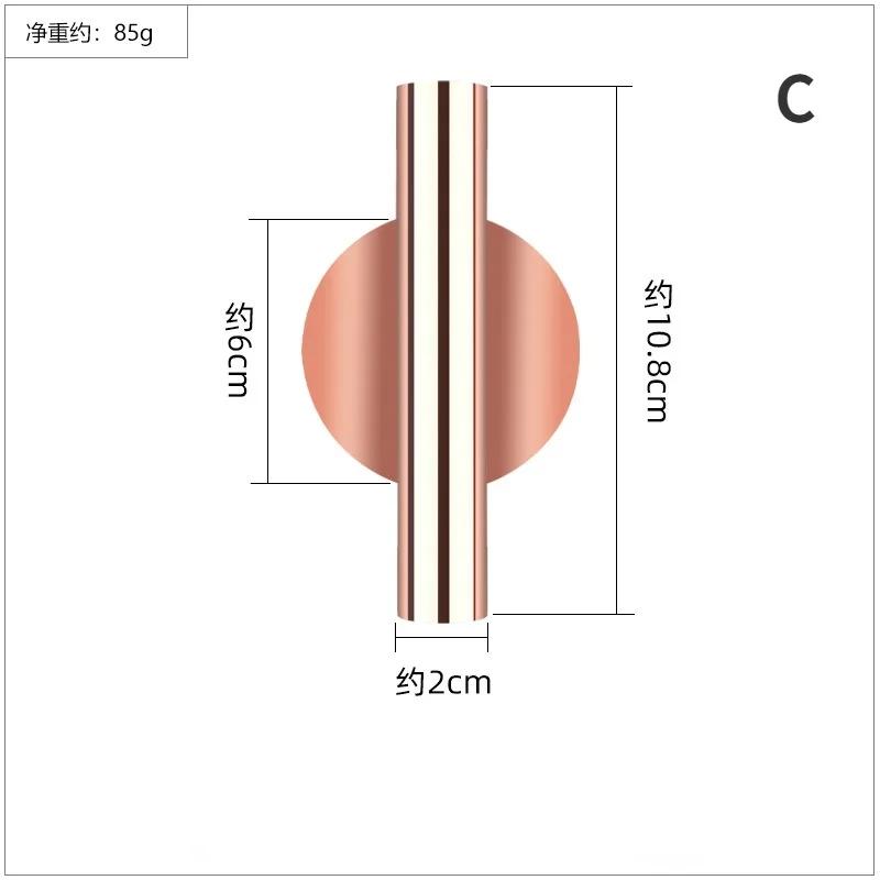 Nordic Style Wall Flower Vase Tube Modern Style Dried Flower Holder Decor for Living Room Wall Household Ornament Gifts