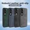 Nubuck Leather Magnetic Case for Vivo Y04 Y29 4G Y29s 5G Protective Cover Shockproof Back Shell Coque Capa Fundas