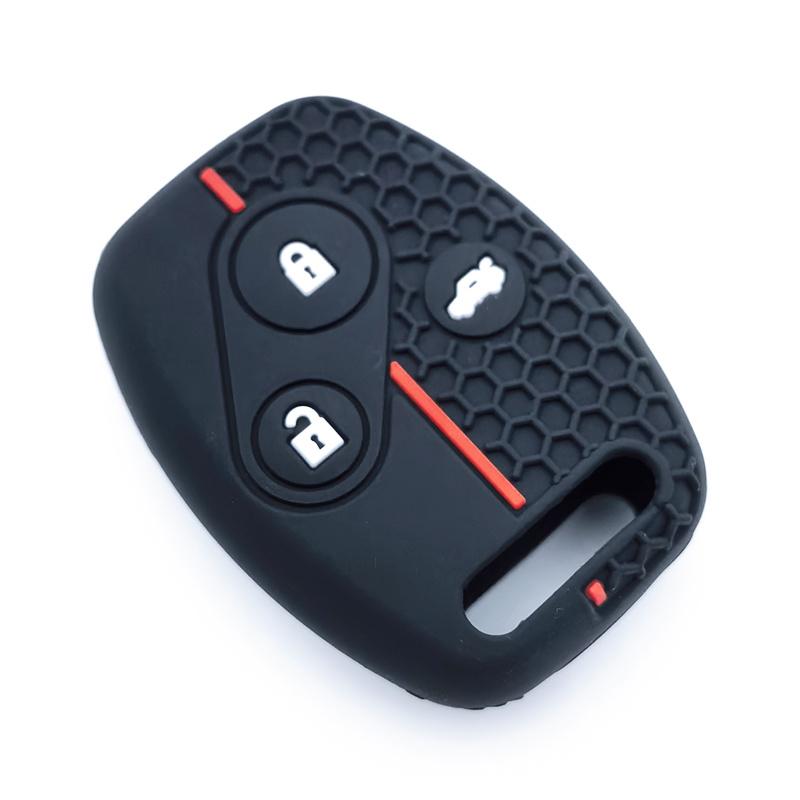 

Silicone Key Case Cover Remote Fob Shell For Honda Accord Crv Pilot Civic 2003 2007 2008 2009 2010 2011 2012 2013 Accessories
