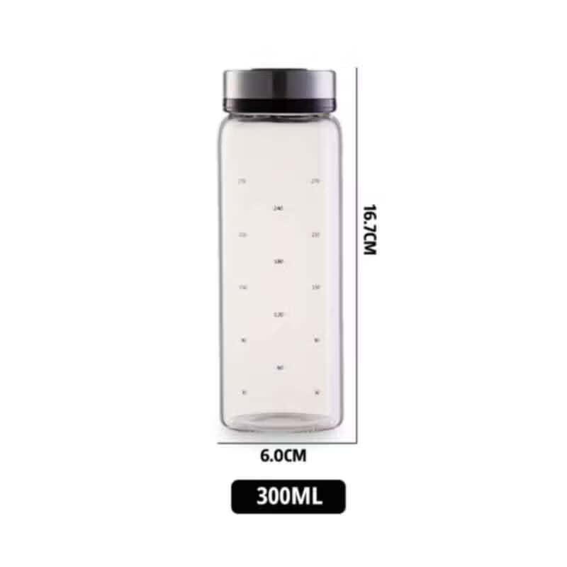 Ruhan Glass Seasoning Jar Set