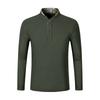 Men's Single Breasted Round Neck Long Sleeved Casual Sports Top