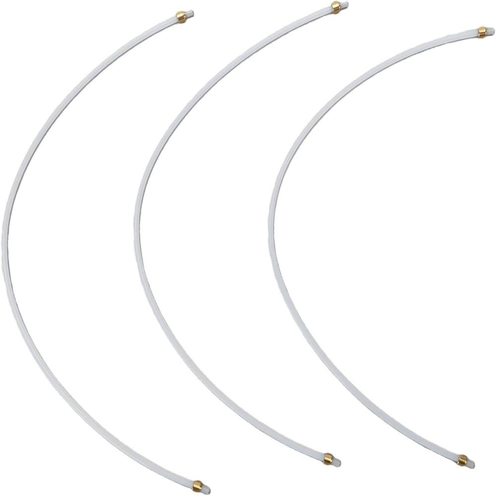 3 Pack PTFE Material Frother Hose 4mm OD PTFE Food Grade Hose  For Coffee Machine