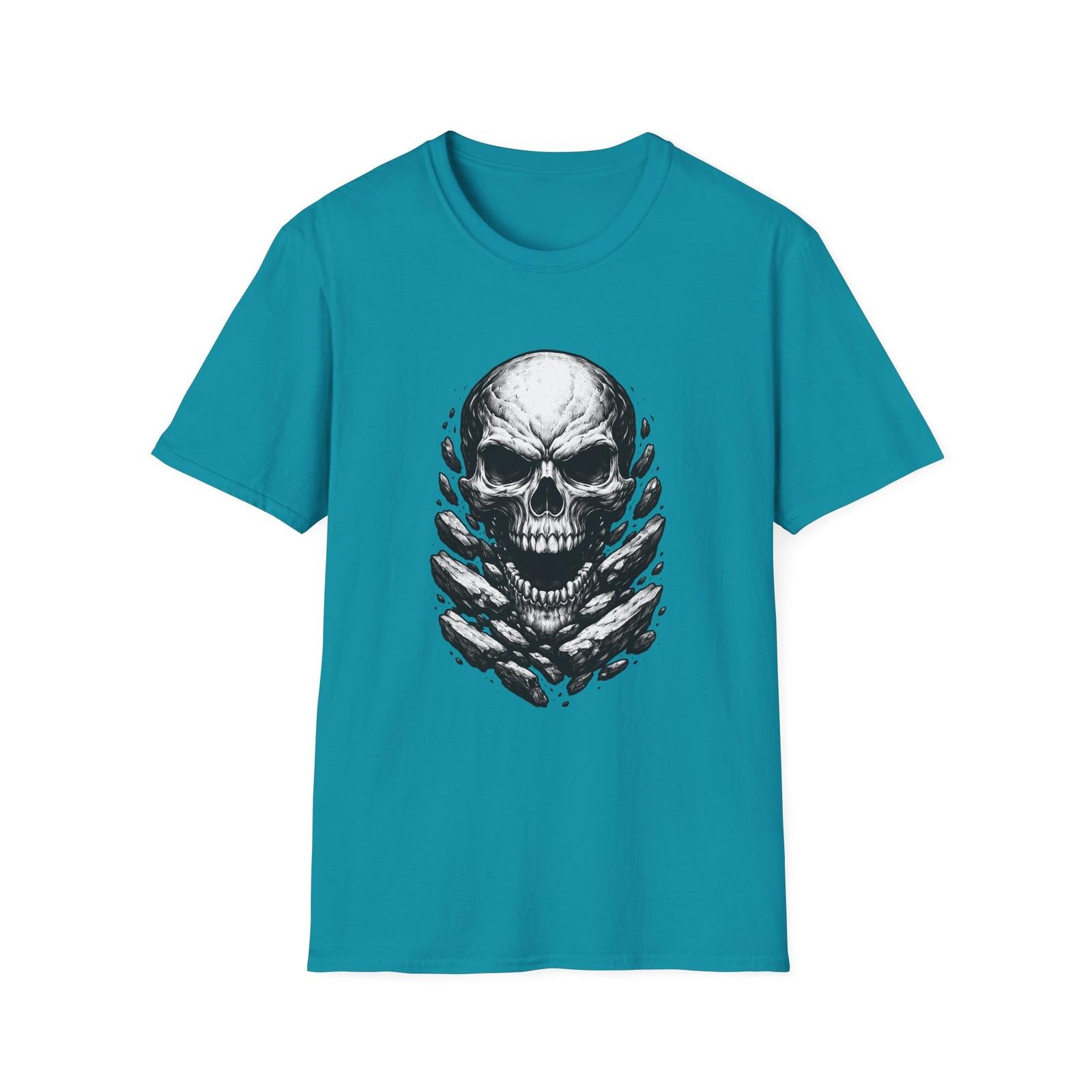 Unisex Softstyle T-Shirt Skull Gothic Horror Dark Death Fantasy S
