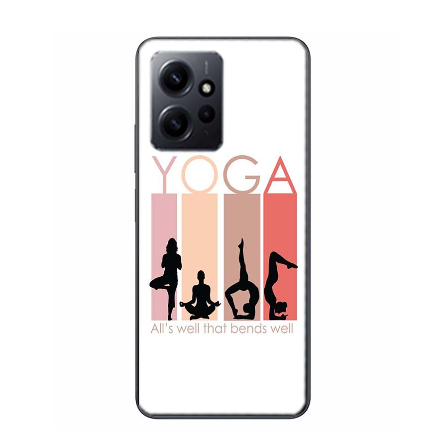 Hot Sell Yoga Namaste Phone Case For Redmi 12 13C 12C 15C 9 10 10C Note 13 Pro Plus 14 15 Pro 9T 9C 9A TPU Soft Cover Clear Cell