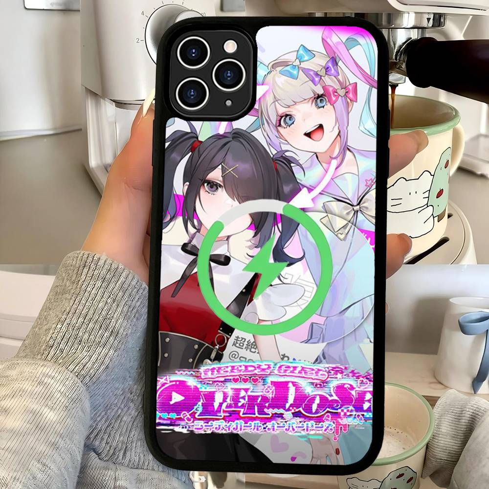 

Needy Girl Overdose Игра Чехол для Magsafe Для IPhone 17 16 Pro Max 15 14 Plus 13 12 11 Беспроводная Зарядка Чехол для Телефона iPhone 17pro max