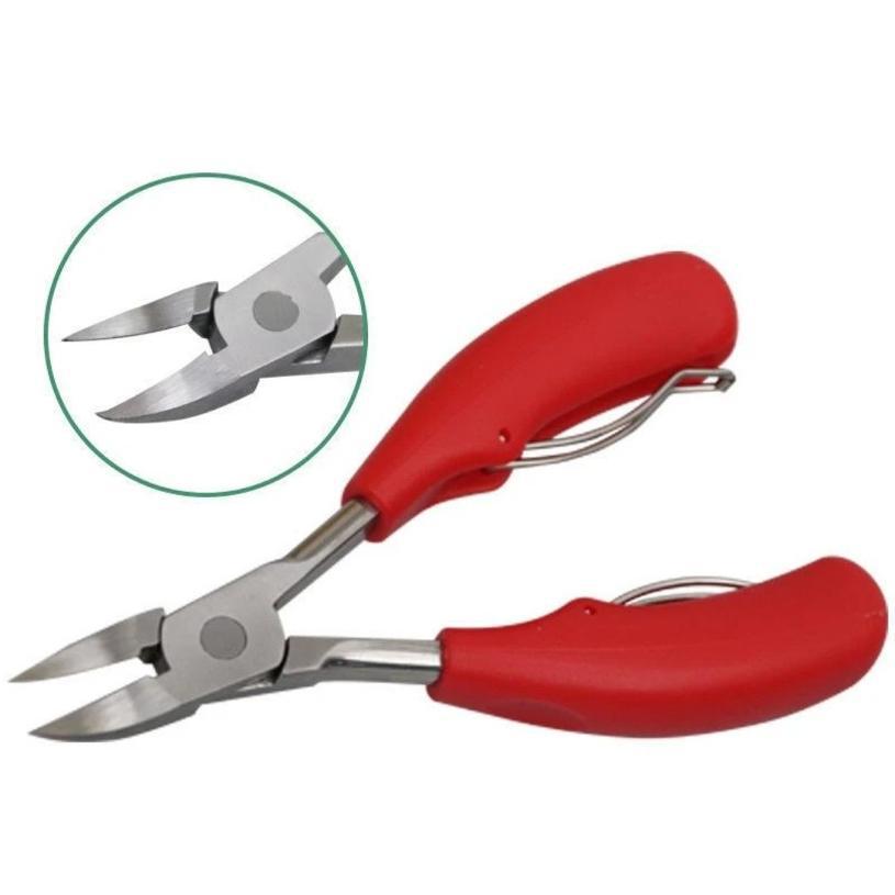 Multipurpose Nail Care Set: Scissors, Clippers, Needle-nosed Pliers for Toenail and Dead Skin Trimming