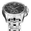 HAMILTON Men's Jazzmaster Watch, Black Dial, Quartz Movement, 10 ATM Water Resistance, Silver, H32612131