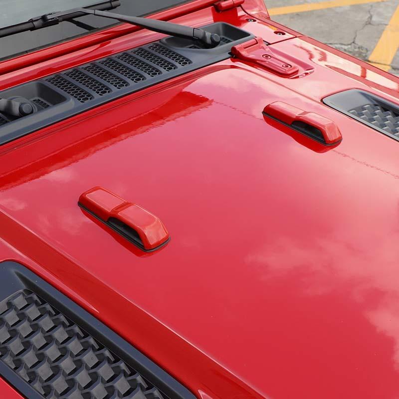  ABS Engine Hood Decoration Cover Sticker Fit For Jeep Wrangler JL For JT Gladiator 2018 Up  Car Exterior Accessories