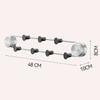No Punching Suction Cup Row Hook With 7 Hook Stainless Steel Storage Rack  Towel Rack