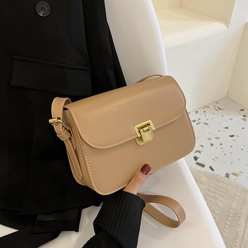 Women's 2024 Chic Textured Shoulder Bag - Fashionable Versatile Crossbody & Small Square Design