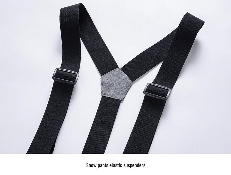Slim Fit Men's & Women's Ski & Snowboard Bib Pants: Windproof, Waterproof, Warm, and Thickened for Mountaineering.