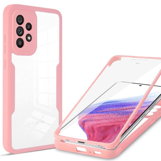 For Samsung Galaxy A53 5G Case Shockproof 360 Full Screen Protecton Phone Cover For GalaxyA53 A 53 With Silicone Bumper PC Funda