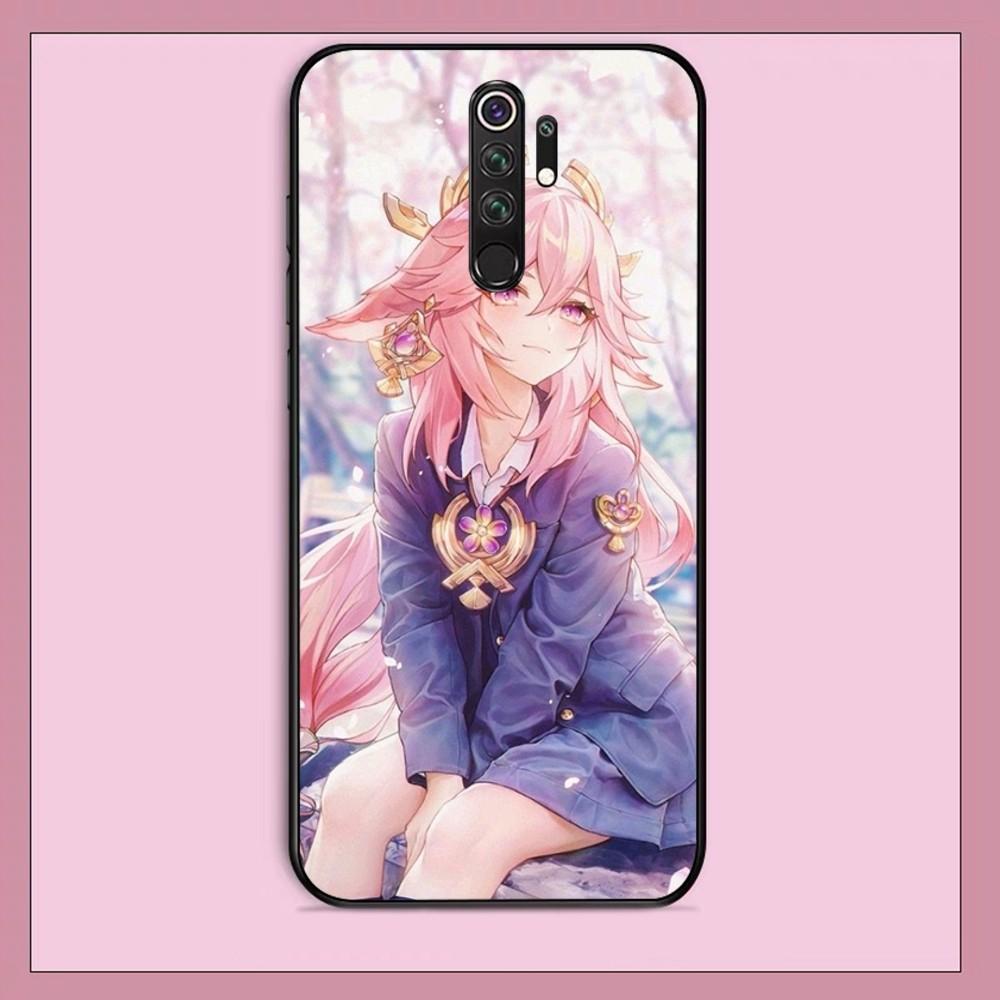 Genshin Impact Yae Miko Phone Case For Redmi Note 4 X 5 A 6 7 8 T 9 9S 10 11 11S 11Epro Poco M3 Pro