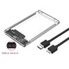 Xiaomi USB 3.0 HDD Enclosure 2.5 inch SATA SSD Hard Drive Case with 5Gbps Transfer Speed Mobile External Housing Harddisk Boxs Cable