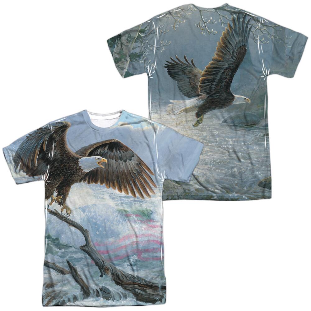 Wild Wings American Eagle Double Sided T-Shirt S